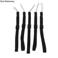 5pcs Black Wrist Strap Lanyard Hand Grip String For Wii Remote Controller For Phone Durable Straps