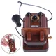 1 Pc Neue Maßstab 1:12 Puppenhaus Miniatur Antiken Wand Montieren Telefon Vintage Stil Puppenhaus