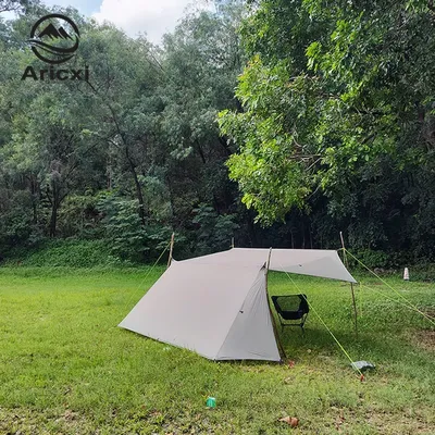 Aricxi tarp multifunctional pro Tent Oudoor 2 Person Ultralight Camping sun shelter Professional 15D Silnylon tarp