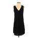 James Perse Casual Dress - Shift: Black Solid Dresses - Women's Size Small