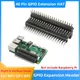 Himbeer Pi Gpio Header 1 bis 2 Rand Verlängerung shut 40 Pin Erweiterungs adapter für RPI 4B 3B 3B