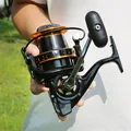 Big Fishing Reels 9000 10000 12000 Strong Drag Spinning Wheel 4.0:1 Long Casting Reel Sea Boat