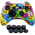 ZOMTOP Water Transfer Printing Protective Skin for Microsoft Xbox 360 Wired / Wireless Controller