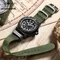 Addies Top Militär Nylon armband Sport uhren Männer Luxus wasserdichte leuchtende Quarz Armbanduhr