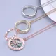 1Pc 30mm Round Pendant Necklace Photo Relicario Locket Charm Alloy Necklaces For Women Men Hip Hop