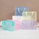 PVC Transparent Cosmetic Bag Clear Makeup Bag for Women Girl Waterproof Zipper Beauty Case Travel