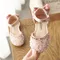 Sommer Kinder Schuhe für Mädchen Sandalen Mode Pailletten Nette Bogen Kleines Mädchen Schuhe Flache