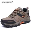 Marke Neue Frühling Herbst Männer Arbeiten Casual Schuhe Männer Im Freien Leder Runde Kappe Turnschuhe Männer Klettern Wandern Schuhe Große Größe 39-47