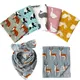 Hot sale Baby Blankets Newborn Soft Organic Cotton Baby Bibs Muslin Swaddle Wrap Feeding Burp Cloth