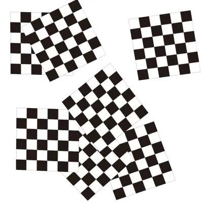 Hart PVC Klassische Schwarz Und Weiß Mosaik Fliesen Aufkleber Küche Badezimmer Dekor Wand Image