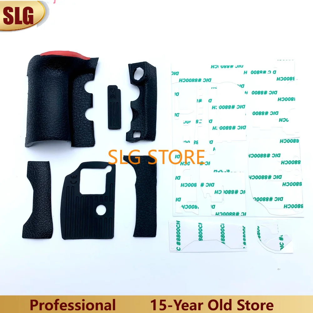 Neu ein Satz für Nikon D810 D810a Kamera linke Seite Griff unten Daumen Gummi abdeckung Einheit Handteil Klebeband Image