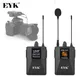 EYK EW-C01 30 Channels UHF Wireless Lavalier Microphone System with Handheld Style Lapel Mic