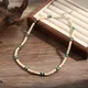 Vintage Holz Perlenketten Halsketten für Frauen Männer gemischte Farbe Luxus Urlaub Halsreif