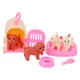 11.8 Inch Barbies Princess Doll Accessories Cute Pet Dog + Cage Animal Simulation Model Interactive