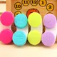 Candy color Contact Lens L+R Cases Storage Holder Case Soaking Container Travel Accessaries Box for