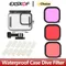 Wasserdichter Koffer Tauch filter Tauch filter für Gopro Hero 12 11 10 9 schwarz Action Kamera