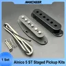 [Pickup DIY Kits] Alnico 5. inszenierte Pickup Kits-Faser spule/Alnico V Pole Piece/gewachste Stoff