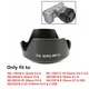 SH112 Lens Hood Replace ALC-SH112 for Sony E SEL-1855 18-55 mm f/3.5-5.6 SEL-16F28 16 mm f/2.8