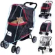 Pet Cart Raincover Stroller Dust Rain Snow Cover Raincoat Pushchairs Pram Buggy Shield Uv (No pet