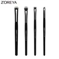 Zoreya Brand 4 piece/lots Makeup Eye Shadow brush Set Eyeliner make up brush for beauty cosmetics