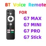 Bluetooth-Sprach fernbedienung für G7-Stick G7 Pro G7 Mini G7 Max Set-Top-Box Infrarot-Fernbedienung