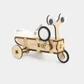 Wooden Electric Powered Walking Bug Robot DIY Model Eductaional Technology Kit