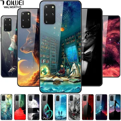 Für samsung s20/s 20 plus/s20 ultra fall gehärtetes glas harter luxus für samsung galaxy s20 fe