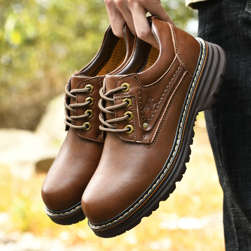 Italienische Modedesigner-Herrenschuhe, Business-Freizeitschuhe, britische formelle Herren-Arbeitsschuhe für Herren, hochwertige wasserdichte Outdoor-Arbeitsschuhe
