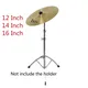 IRIN Brass Cymbals 12 Inch / 14 Inch / 16 Inch Alloy Crash Hi-Hat Cymbal Drum Percussion
