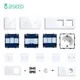 BSEED Wall Touch Switch Dimmer Touch Light Switch Function Parts Glass Panels EU Wall Socket Plug