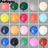 5 stücke 24 zoll Runde Retro Farbe Latex Ballon Rosa Retro Blau Zitrone Gelb Große Helium Ballon