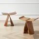 Butterfly Stool Made from Ash Plywood 4 Colors Natural/Black/Walnut Stool Chair For Living Room