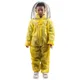 Kids Children 120cm-150cm Full Body Bee Protective Suit with Ventilated Fencing Veil Beekeeper