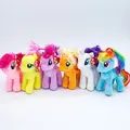 15cm/25cm Ty Beanie Pony Series Stuffed Plush Animals Doll Color Horse The Embroidered Pony