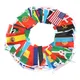 String Flag 100 Countries Around the World Nations Flag Small Flag Hanging Flags Countries Flag