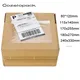 100PCS/14sizes Clear Packing List Enclosed Envelopes Plain Plain Face Back Load Shipping Label