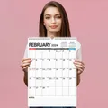 Tages planer 2024 Wandkalender Agenda Veranstalter Büro Briefpapier Englisch Kalender Wochen plan