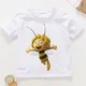 Sommer Nette Cartoon kinder Kurzarm T-shirt Little Bee Maya T-shirts Boy Kid Jungen Und Mädchen Tops