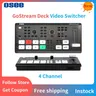 Osee gostream deck video switcher 4 kanal hdmi empfangs funktion mit ndi für live streaming video