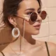 Mode Brillen Kette Nachahmung Perle Perlen Kette Sonnenbrille Brillen halten Halter Frauen