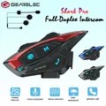 Gearelec shark pro bluetooth 5 1 motorrad helm intercom 8 fahrer gruppe 2000m reichweite drahtloses