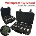 10/12 Grid Waterproof High-end Watch Box Collection Watch Antique Protective Safety Box Thickened