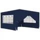 4x4 m Blue side wall reception tent 90g/m² garden supplies canopy outdoor supplies awning