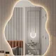 Dressing Table Makeup Mirror Led Light Irregular Vanity Mirror Luxury Bedroom Espejo Maquillaje Luz