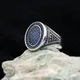 Original Sterling 925 Silber herren ring Mit Zirkon Steine. Männer Schmuck Alle Größen Sind