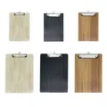 Document Holder Clip Board File Hardboard with Batterfly Clip Portable A4 A5 Wooden Writing