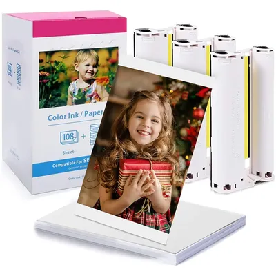 Ersatz Canon Selphy Tinte und Papier 4x6 Zoll (100x148mm) für Selphy CP1500 CP1300 CP1200 CP1000 CP910 CP900 Foto drucker