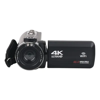 Full 4K Vlogging Video Camera For YouTube Live Streaming Outdoor Digital Camcorder WiFi Webcam 48MP