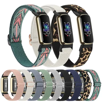 Nylon Gummiband für Fitbit Luxe Strap Armband Ersatz für Fitbit Luxe Band verstellbares Armband