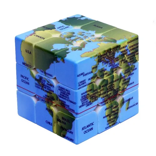 3x3x3 Karte Puzzle Magico Cubo 3x3 Würfel Zauberwürfel Twisty Puzzle Würfel Spielzeug für Kinder